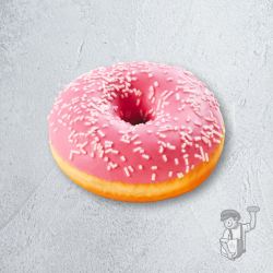 Premium Donut Erdbeere